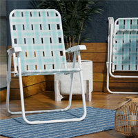 Set of 2 Priscilla Folding Beach Chairs by Novogratz