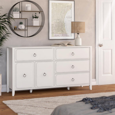 Her Majesty 4-Dresser with Storage Cabinet by Novogratz