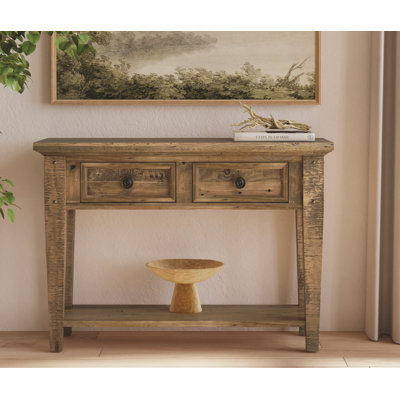 Eralynn Reclaimed Wood Sofa/ Media Console Table by Millwood Pines
