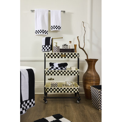 Courtly Check 3-Tier Kitchen Cart by MacKenzie-Childs