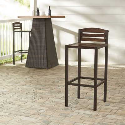 Amarria 29.92" Patio Bar Stool by Winston Porter