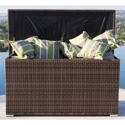 Moda 296 Gallon Wicker Deck Box by Moda Furnishings