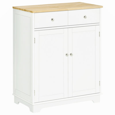 Frazeysburg Accent Kitchen Cabinet Sideboard Buffet Cabinet with 2 Drawers, Adjustable Shelf by Winston Porter
