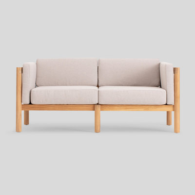 Haven Teak Outdoor Sofa with Sunbrella Cushions by Neighbor