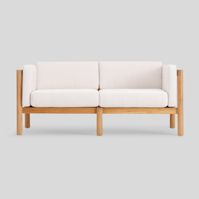 Haven Teak Outdoor Sofa with Sunbrella Cushions by Neighbor