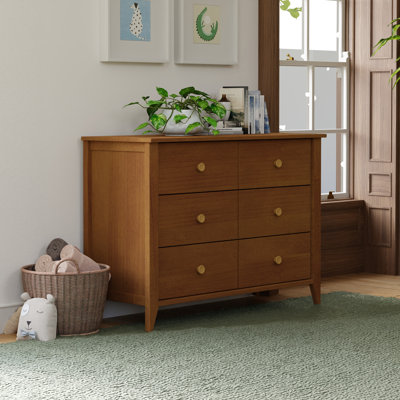Sprout 6 Drawer 19.75" Double Dresser by babyletto