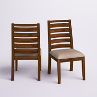 Trevion Upholstered Ladderback Side Chair by Mistana