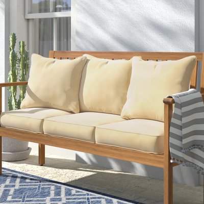 Alline Indoor/Outdoor Sunbrella Seat/Back Cushion by Langley Street