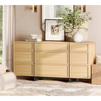 Maisonet Modern Sideboard Buffet Cabinet With 9 Drawers, Multifunctional Sideboard With Large Storage And T-Shaped Legs, Coffee Bar Cabinet Storage C by Ebern Designs