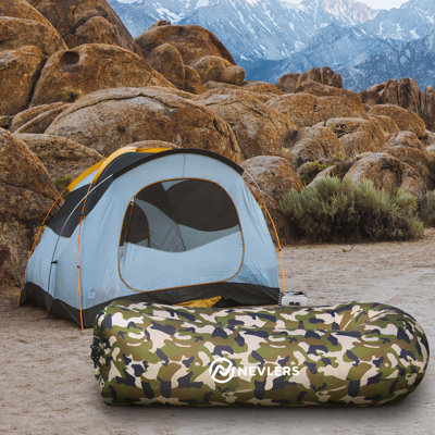 Inflatable Lounger Air Sofa with Pockets and Attached Travel Bag Beach Chair by Nevlers