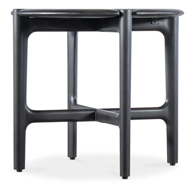 Harlow Round Solid Wood End Table by M