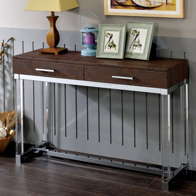 Kloi 43.25" Solid Wood Console Table by Mercer41