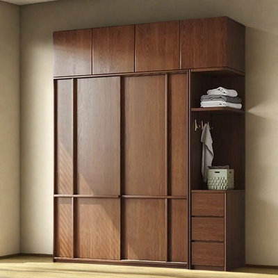 Simple Retro Push And Pull Wardrobe by marlao