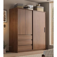 Simple Classic Dark Wardrobe by marlao
