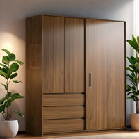 Simple Classic Dark Wardrobe by marlao