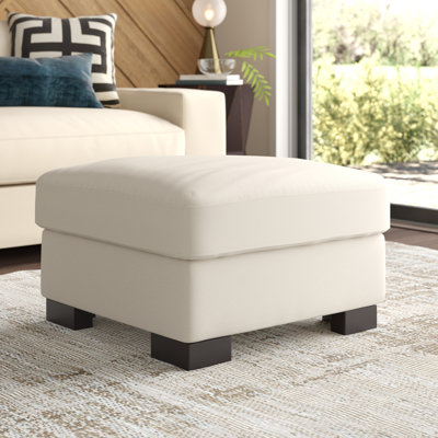 Michaella 27.17" Wide Square Standard Ottoman by Mercury Row