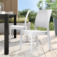 Tomosuke Stacking Patio Dining Side Chair by Wildon Home