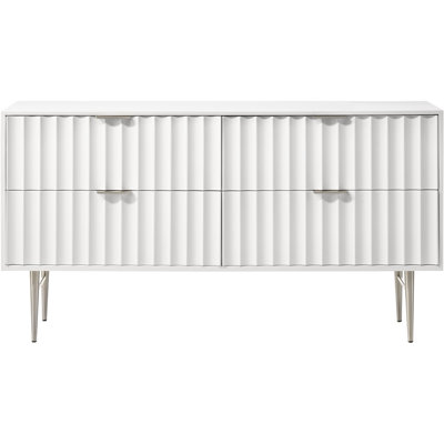 Jayvonni 4 Drawer Double Dresser by Everly Quinn