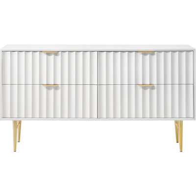 Jayvonni 4 Drawer Double Dresser by Everly Quinn