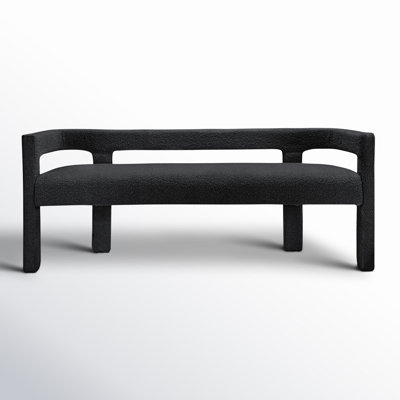Cedernier 67" Boucle Bench by Wade Logan