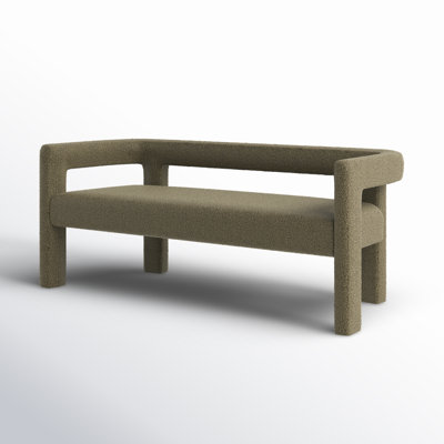 Cedernier 67" Boucle Bench by Wade Logan