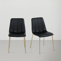 Izaic Tufted Side Chair by Everly Quinn