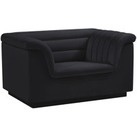 Hoshi 50 inches W Velvet Armchair by Wrought Studio