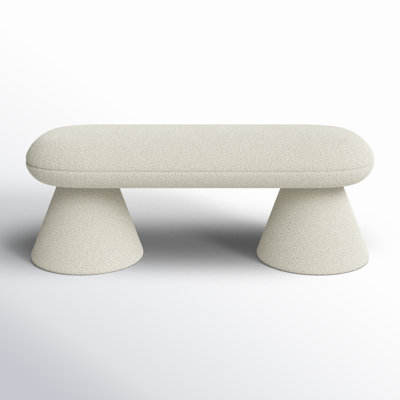 Brimfield Drum Upholstered Bench by George Oliver
