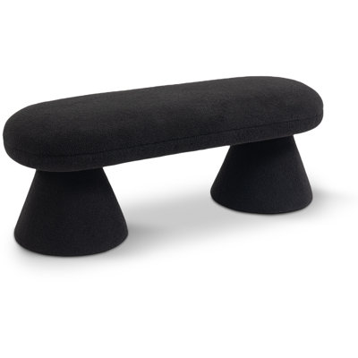 Brimfield Drum Upholstered Bench by George Oliver
