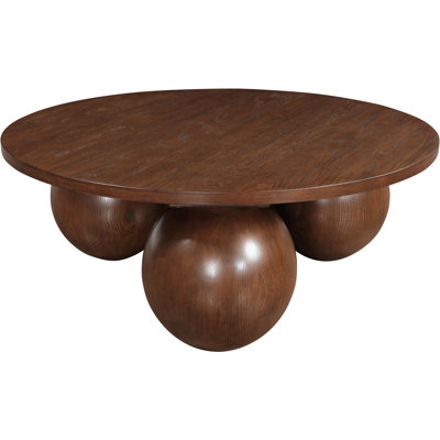 Fitch Oak Veneer Coffee Table by Meridian Furniture USA