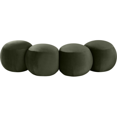Apollo Velvet Bench by Meridian Furniture USA