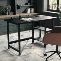 Martha Stewart Beckett Home Office Trestle Desk with Shelves by Martha Stewart