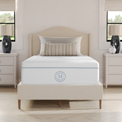 Martha Stewart SleepComplete Medium Support Dual-Action Green Tea Cooling Memory Foam Mattress by Martha Stewart