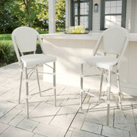 Martha Stewart All-Weather Stackable Patio Bistro Bar Stools by Martha Stewart