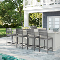 Martha Stewart Bedford All-Weather Patio Bar Stools With Seat Cushions by Martha Stewart