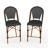 Martha Stewart Lily Pond All-Weather Stackable Patio Bistro Counter Stools by Martha Stewart