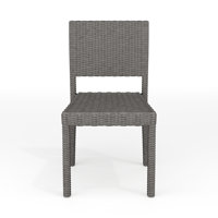 Martha Stewart Bedford Outdoor Rattan Wicker Stackable Side Dining Chair by Martha Stewart