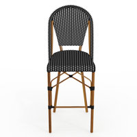 Martha Stewart Lily Pond All-Weather Stackable Patio Bistro Bar Stool