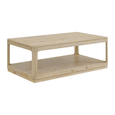 Mariet Wood Coffee Table with Storage by Union Rustic