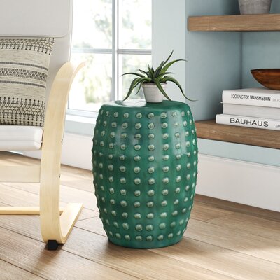 Manhattan Porcelain Garden Stool by Dakota Fields