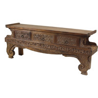 Ming 88" Solid Wood Console Table by Maitland-Smith