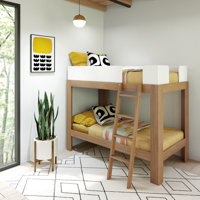 Ambur Twin over Twin Solid Wood Standard Bunk Bed by Isabelle & Max