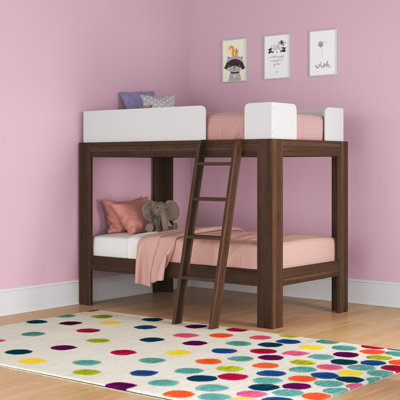 Ambur Twin over Twin Solid Wood Standard Bunk Bed by Isabelle & Max