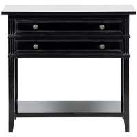 Colonial End Table with Storage by Noir