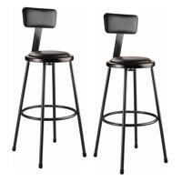 Heavy Duty Steel Stool by National Public Seating