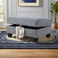Azruddin Storage Ottoman by Wade Logan