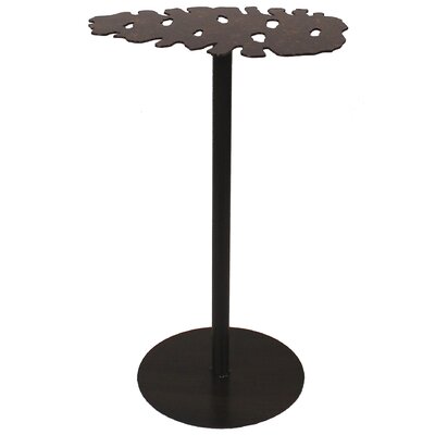 Cyrus Iron Pine Cone Pub Table by Millwood Pines