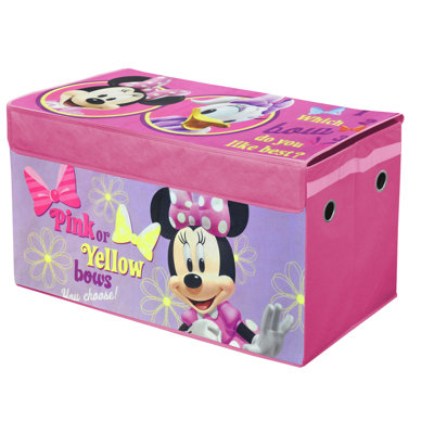 Character Minnie Mouse Storage Toy Box by Idea Nuova