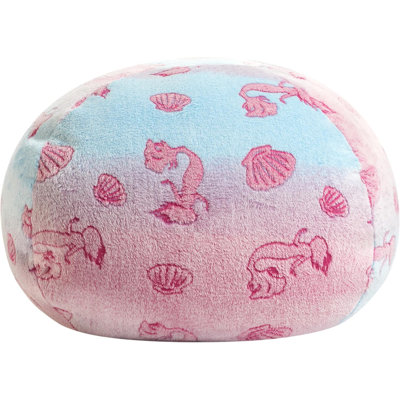 Marvel Avengers Embossed Faux Fur Round Bean Bag Chair by Idea Nuova