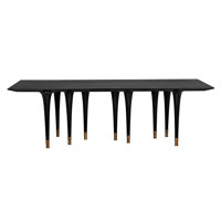 Romeo 95" Mahogany Solid Wood Dining Table by Noir